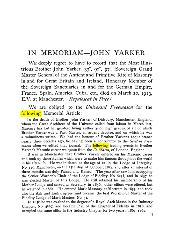 Original scan of John Yarker – In Memoriam, PDF page 3