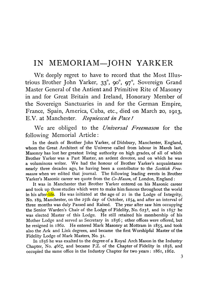 Original scan of John Yarker – In Memoriam, PDF page 3