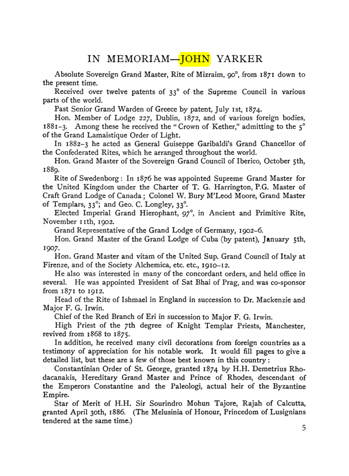 Original scan of John Yarker – In Memoriam, PDF page 5