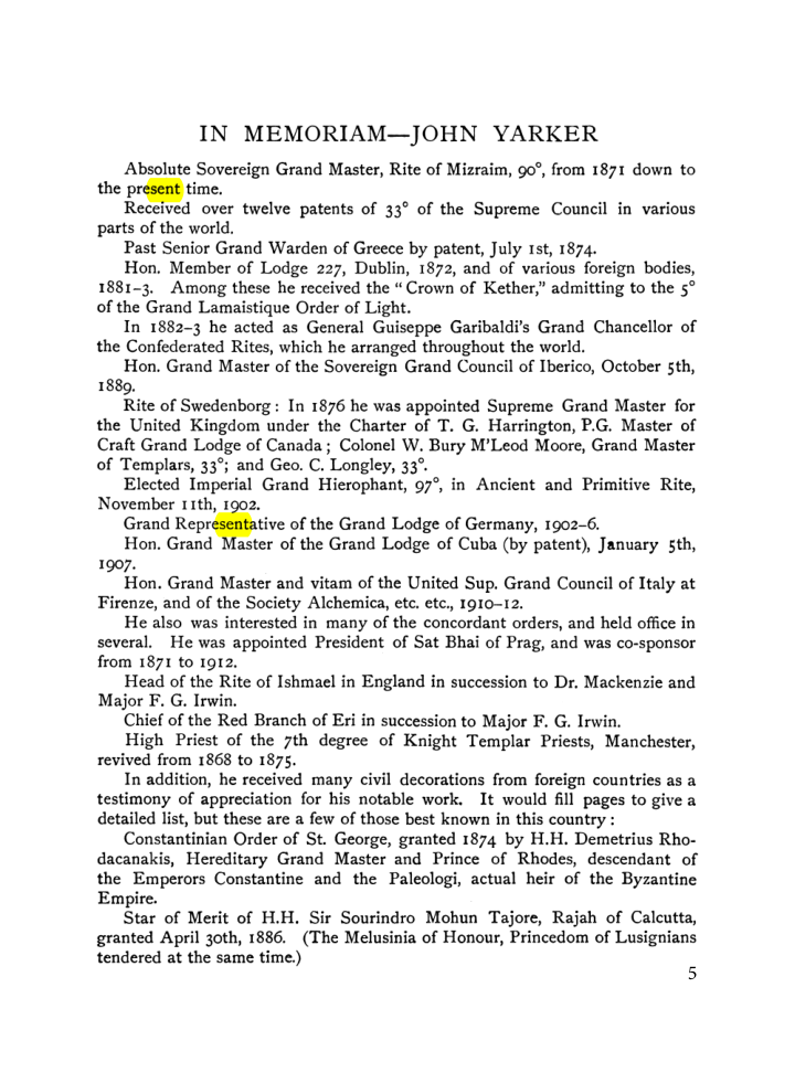 Original scan of John Yarker – In Memoriam, PDF page 5