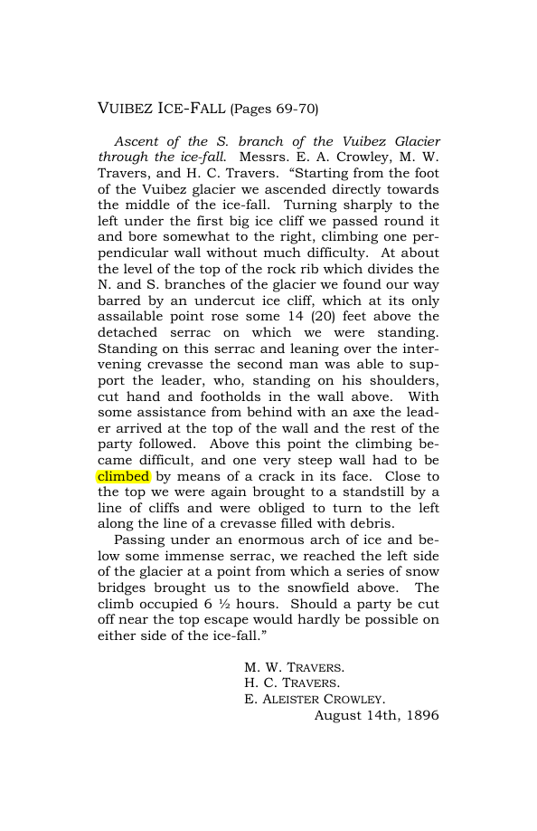 Original scan of Guide to the Walks & Climbs Around Arolla, PDF page 2
