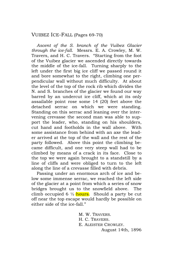 Original scan of Guide to the Walks & Climbs Around Arolla, PDF page 2
