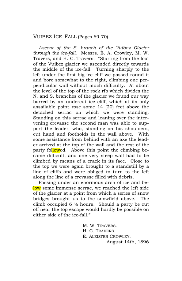 Original scan of Guide to the Walks & Climbs Around Arolla, PDF page 2