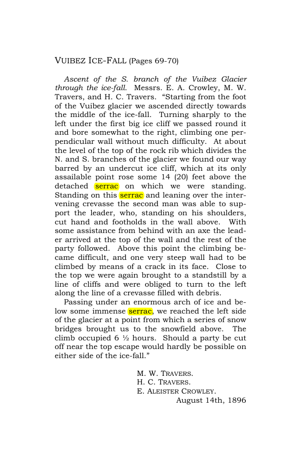 Original scan of Guide to the Walks & Climbs Around Arolla, PDF page 2