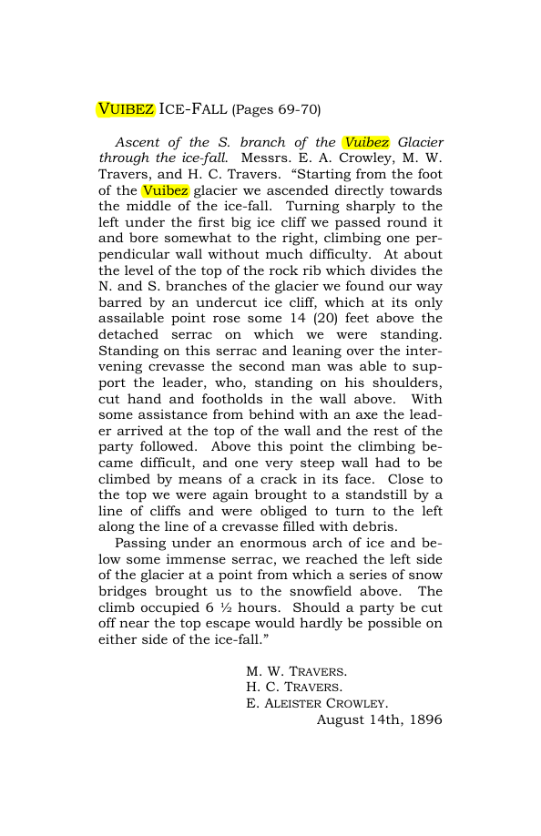 Original scan of Guide to the Walks & Climbs Around Arolla, PDF page 2
