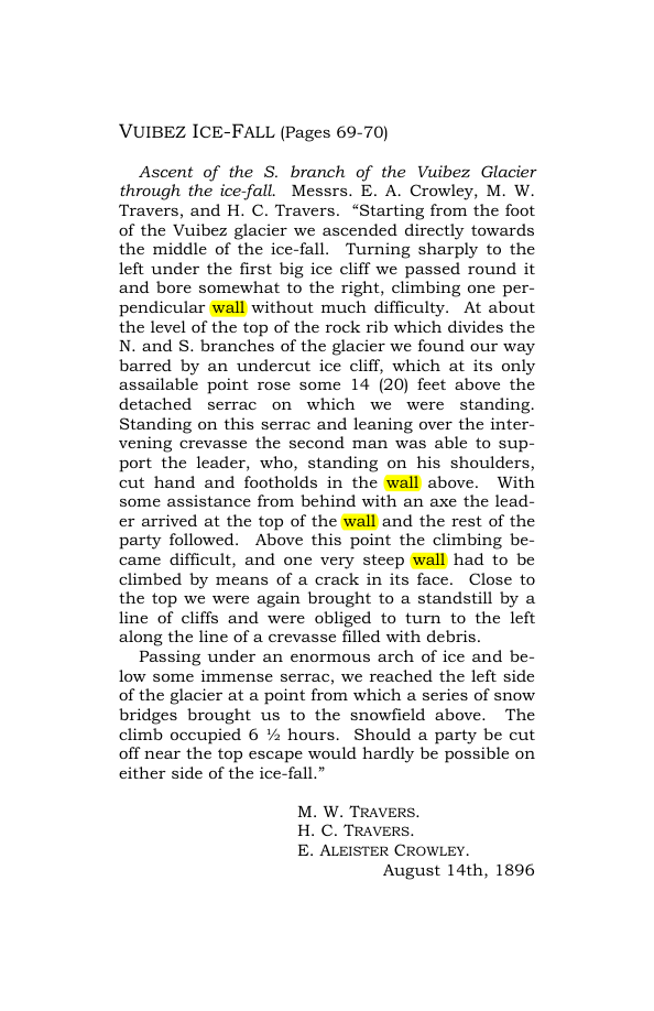 Original scan of Guide to the Walks & Climbs Around Arolla, PDF page 2