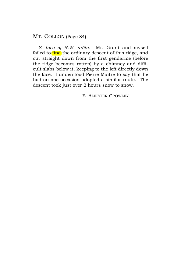 Original scan of Guide to the Walks & Climbs Around Arolla, PDF page 3