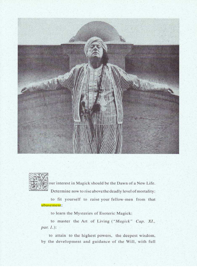 Original scan of Your Interest in Magick, PDF page 1