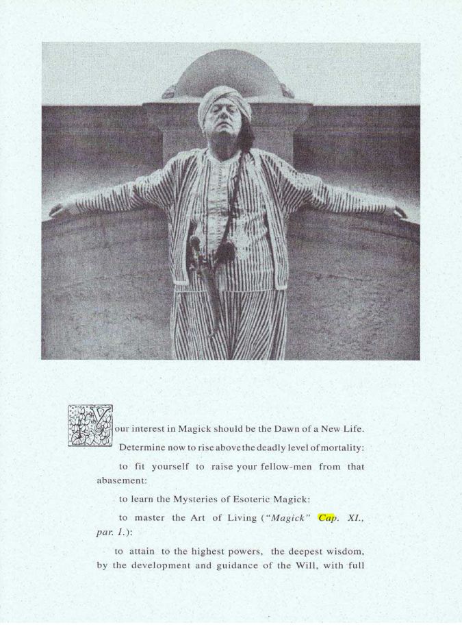 Original scan of Your Interest in Magick, PDF page 1