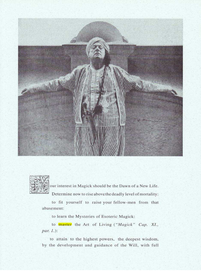 Original scan of Your Interest in Magick, PDF page 1