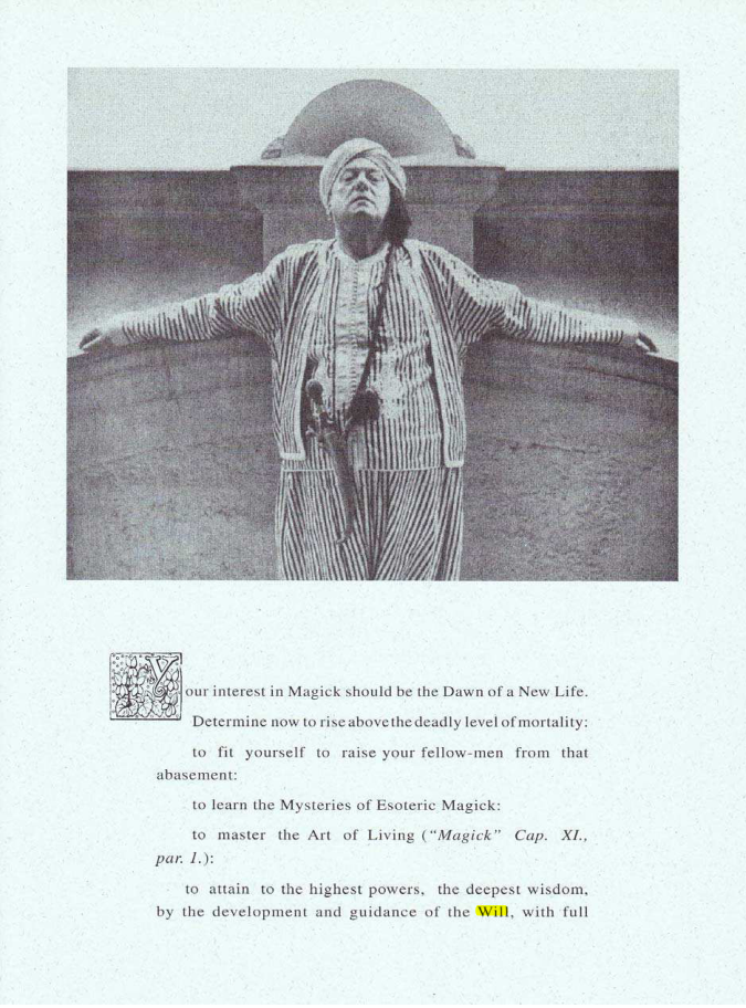 Original scan of Your Interest in Magick, PDF page 1