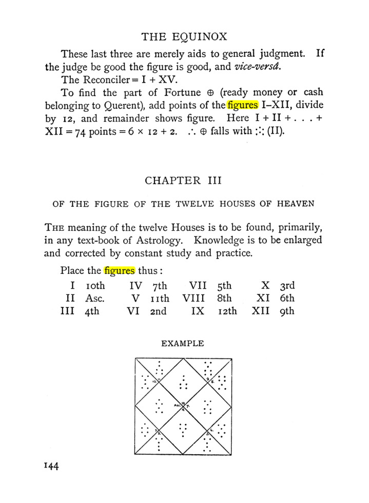 Original scan of Handbook of Geomancy, PDF page 10