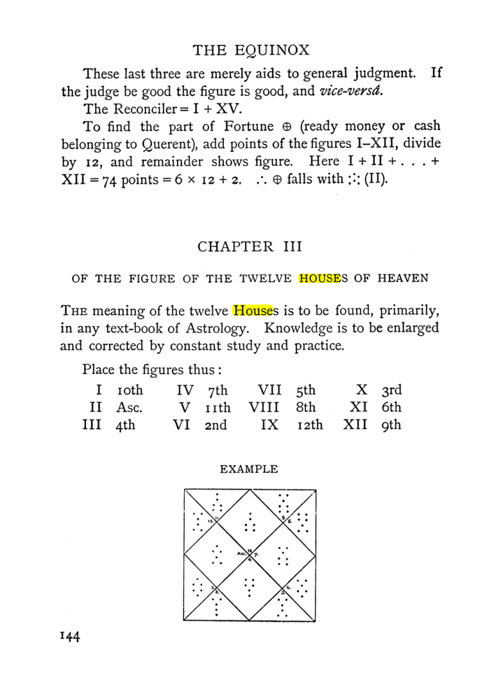 Original scan of Handbook of Geomancy, PDF page 10