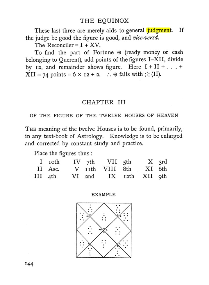 Original scan of Handbook of Geomancy, PDF page 10