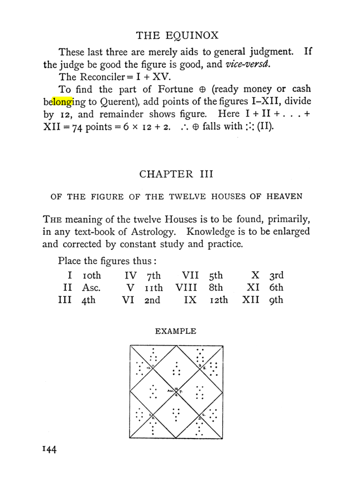 Original scan of Handbook of Geomancy, PDF page 10