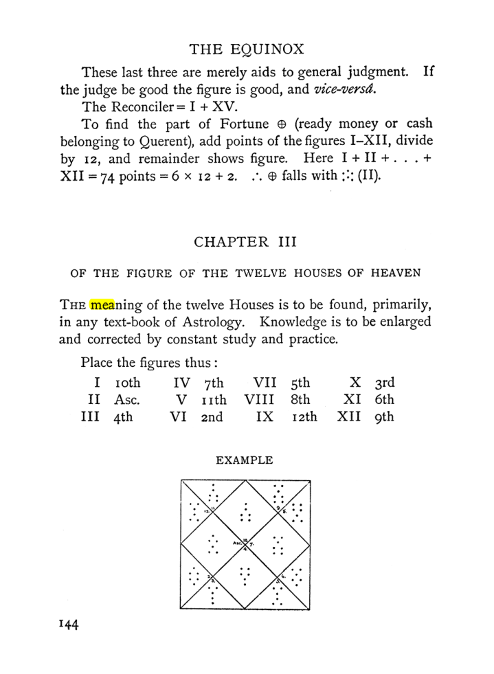 Original scan of Handbook of Geomancy, PDF page 10