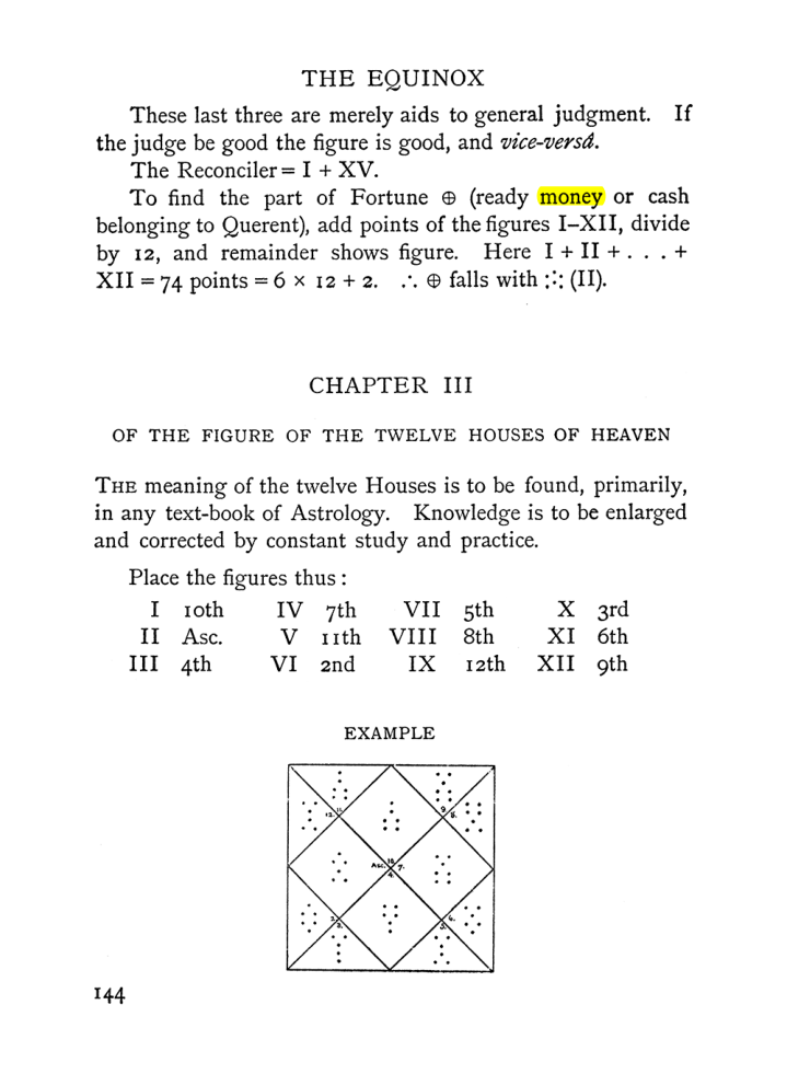 Original scan of Handbook of Geomancy, PDF page 10
