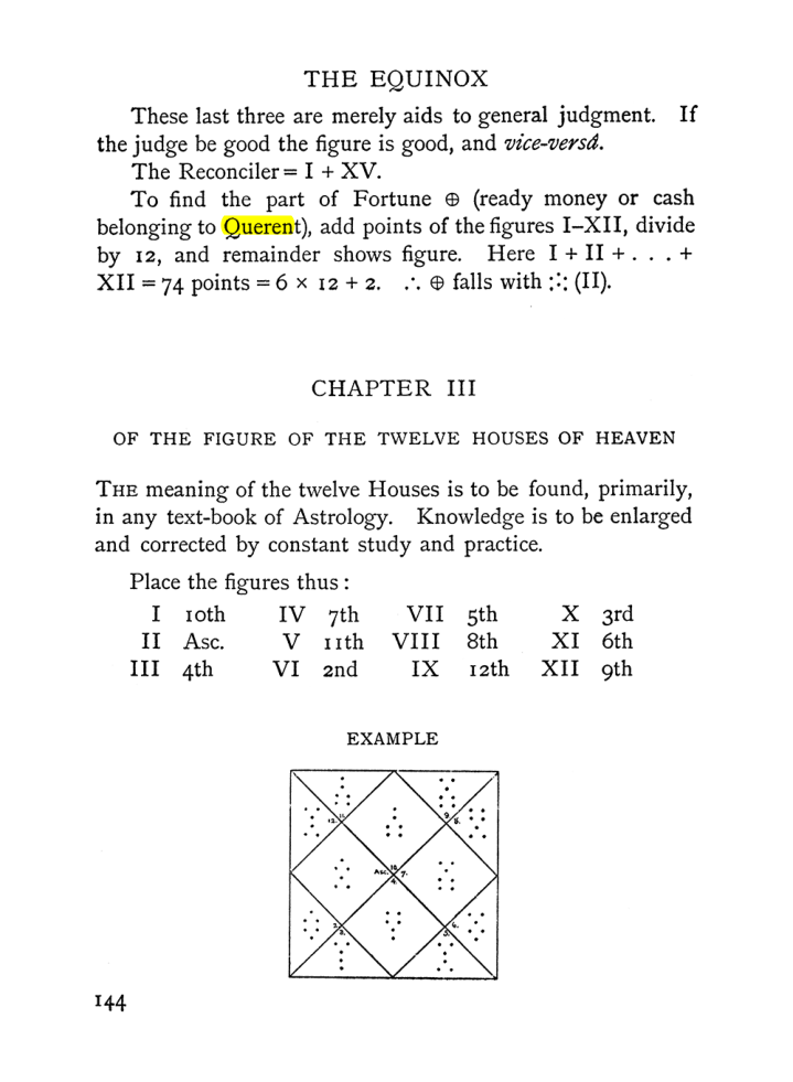 Original scan of Handbook of Geomancy, PDF page 10