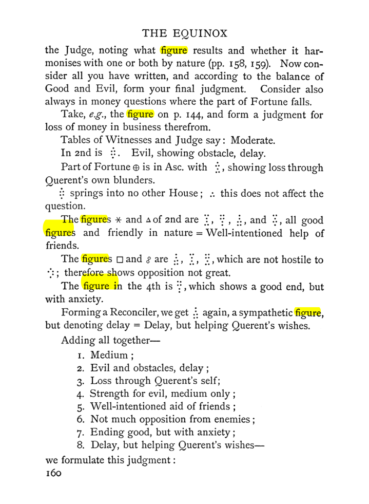 Original scan of Handbook of Geomancy, PDF page 26
