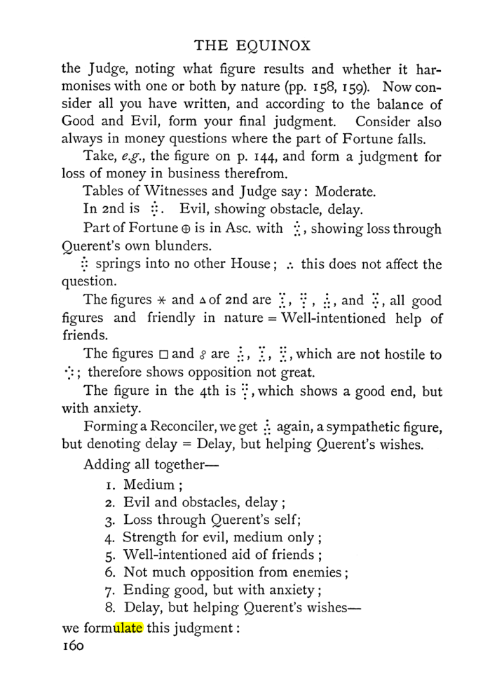 Original scan of Handbook of Geomancy, PDF page 26
