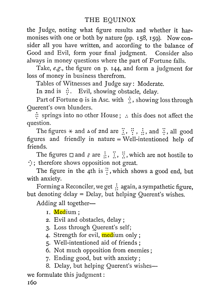 Original scan of Handbook of Geomancy, PDF page 26