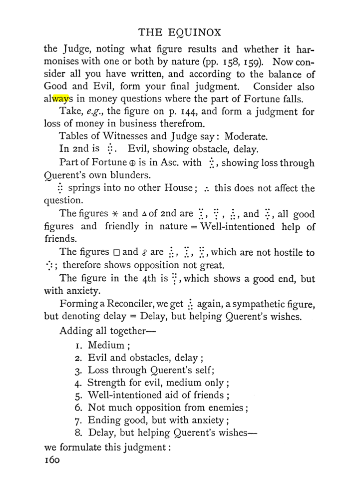 Original scan of Handbook of Geomancy, PDF page 26