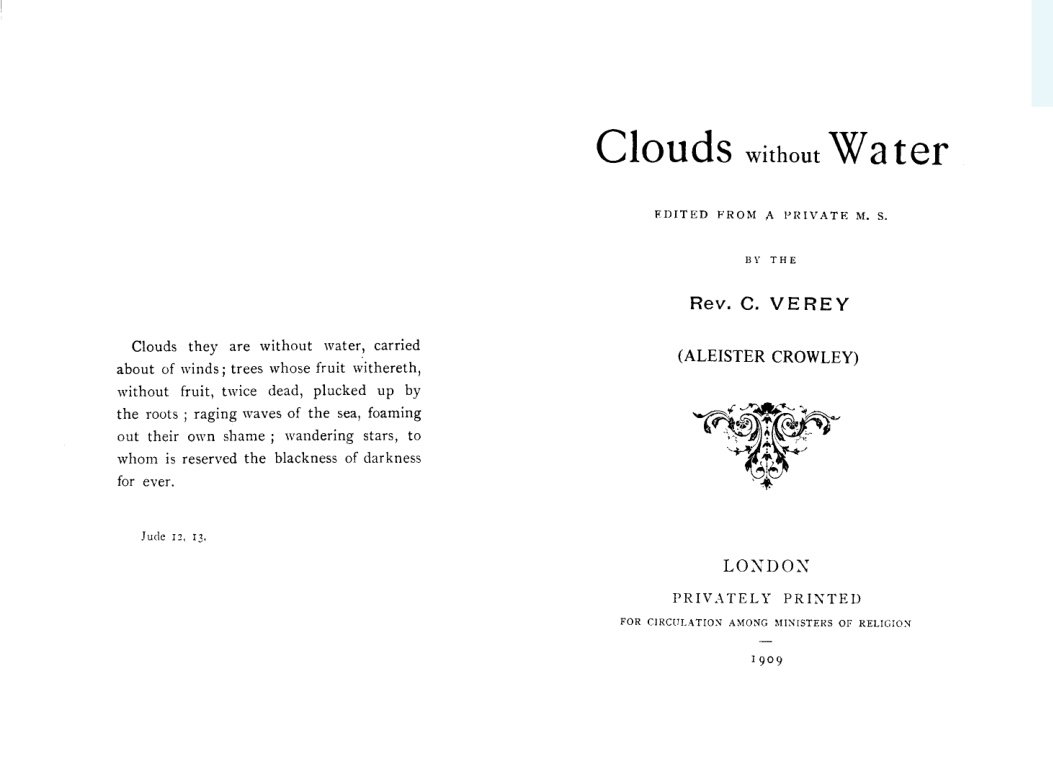 Original scan of Clouds Without Water, PDF page 2