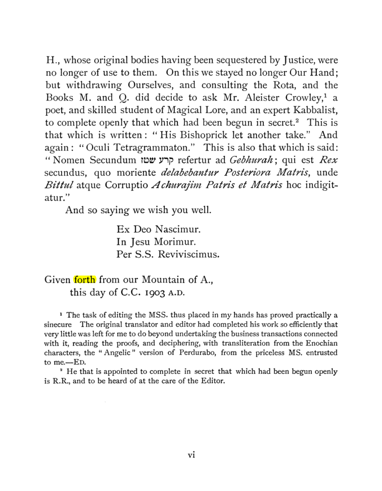 Original scan of The Goetia, PDF page 10
