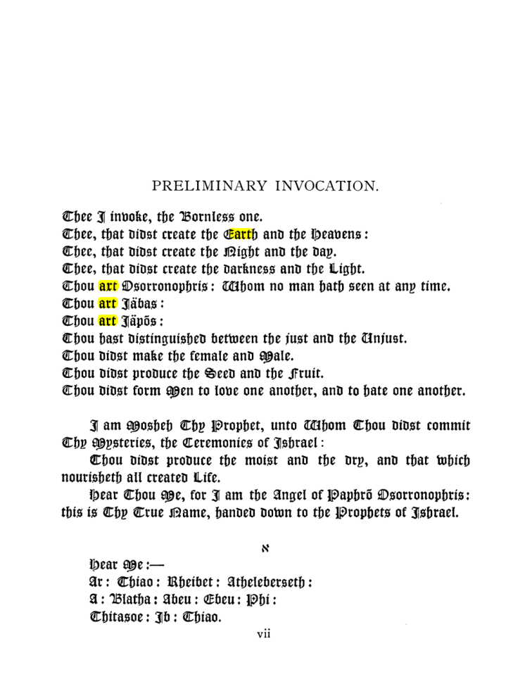 Original scan of The Goetia, PDF page 11