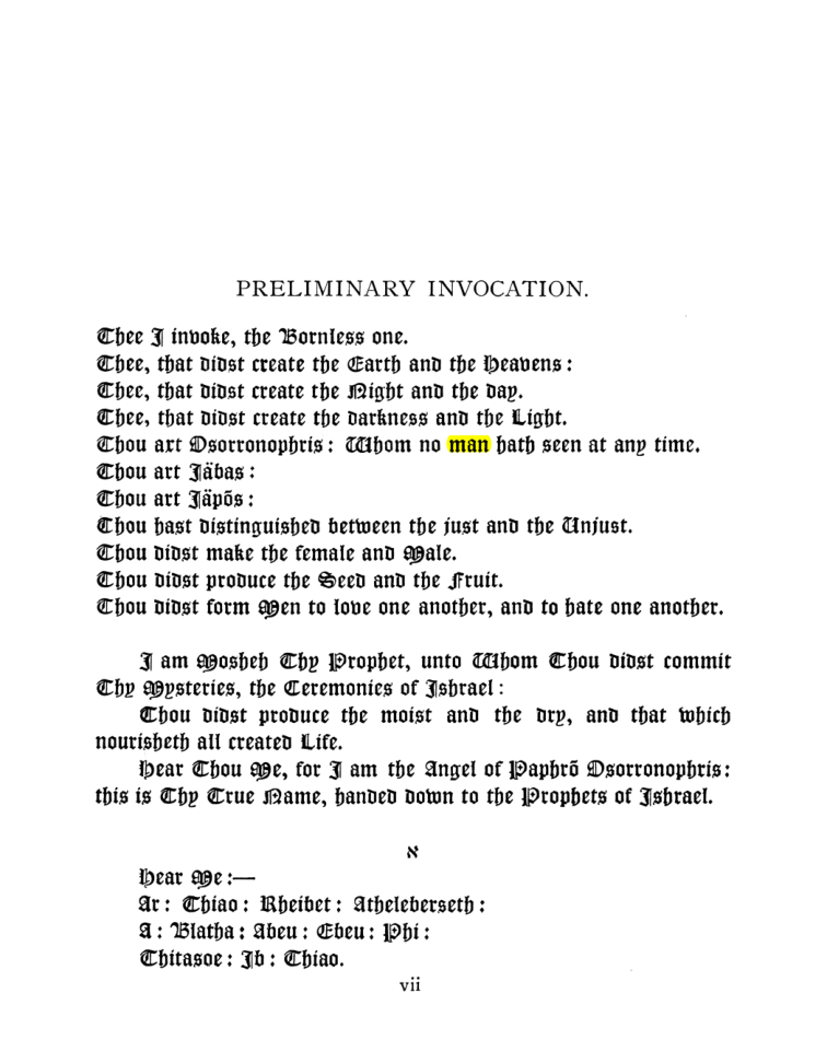 Original scan of The Goetia, PDF page 11