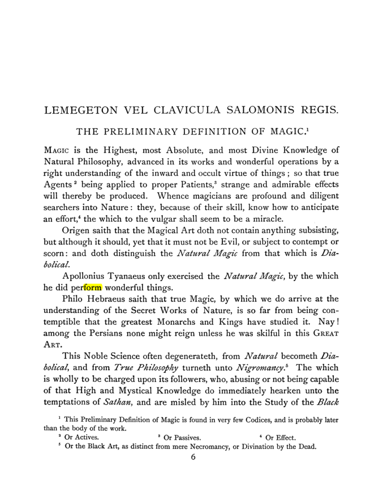 Original scan of The Goetia, PDF page 20