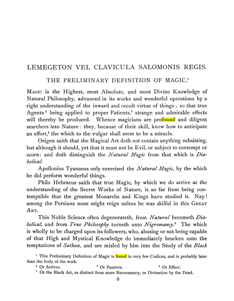 Original scan of The Goetia, PDF page 20