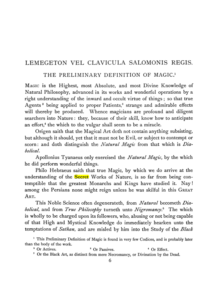 Original scan of The Goetia, PDF page 20