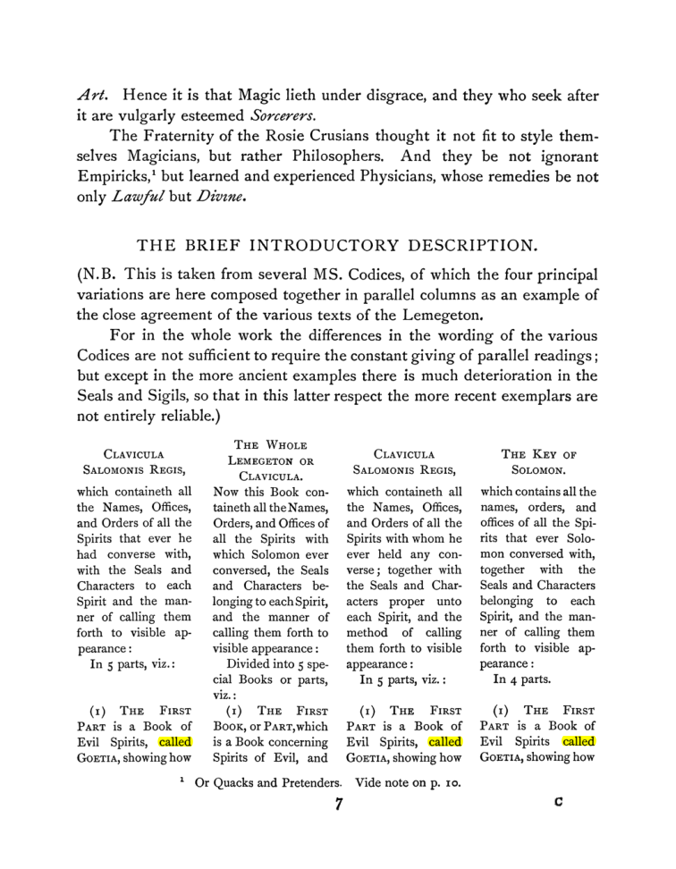 Original scan of The Goetia, PDF page 21
