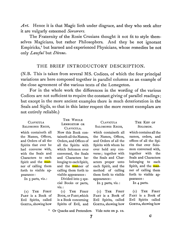 Original scan of The Goetia, PDF page 21