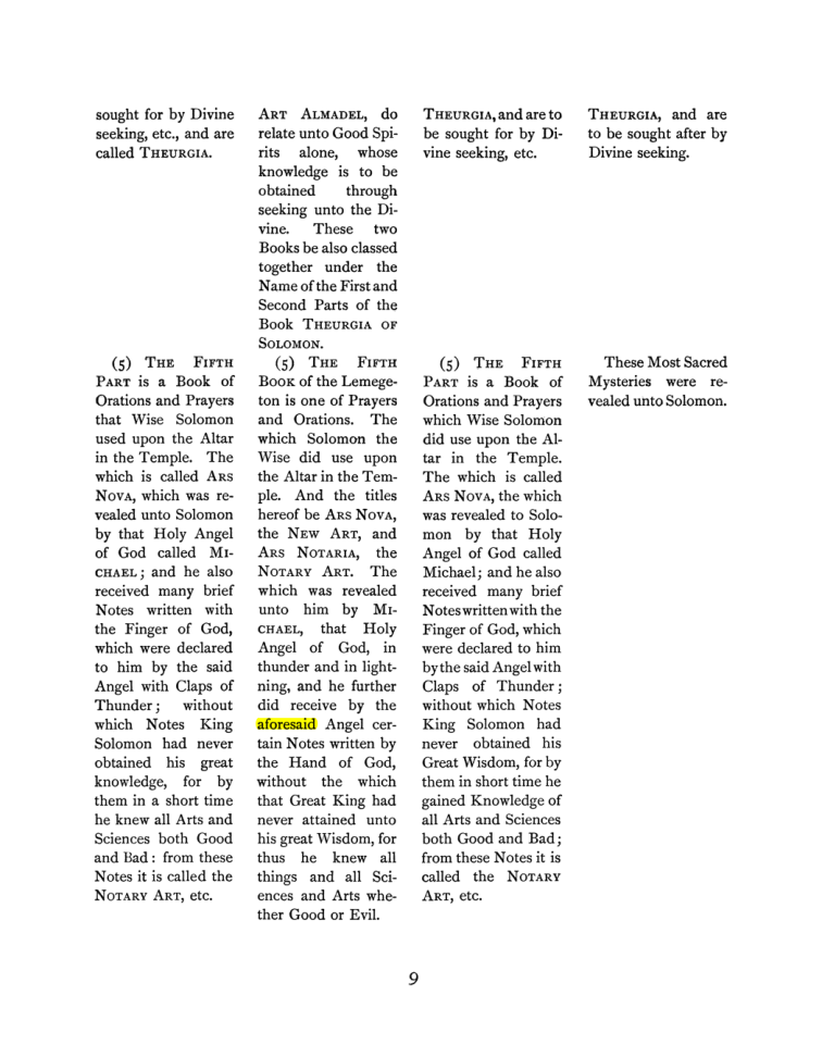 Original scan of The Goetia, PDF page 23