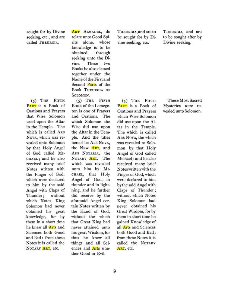 Original scan of The Goetia, PDF page 23