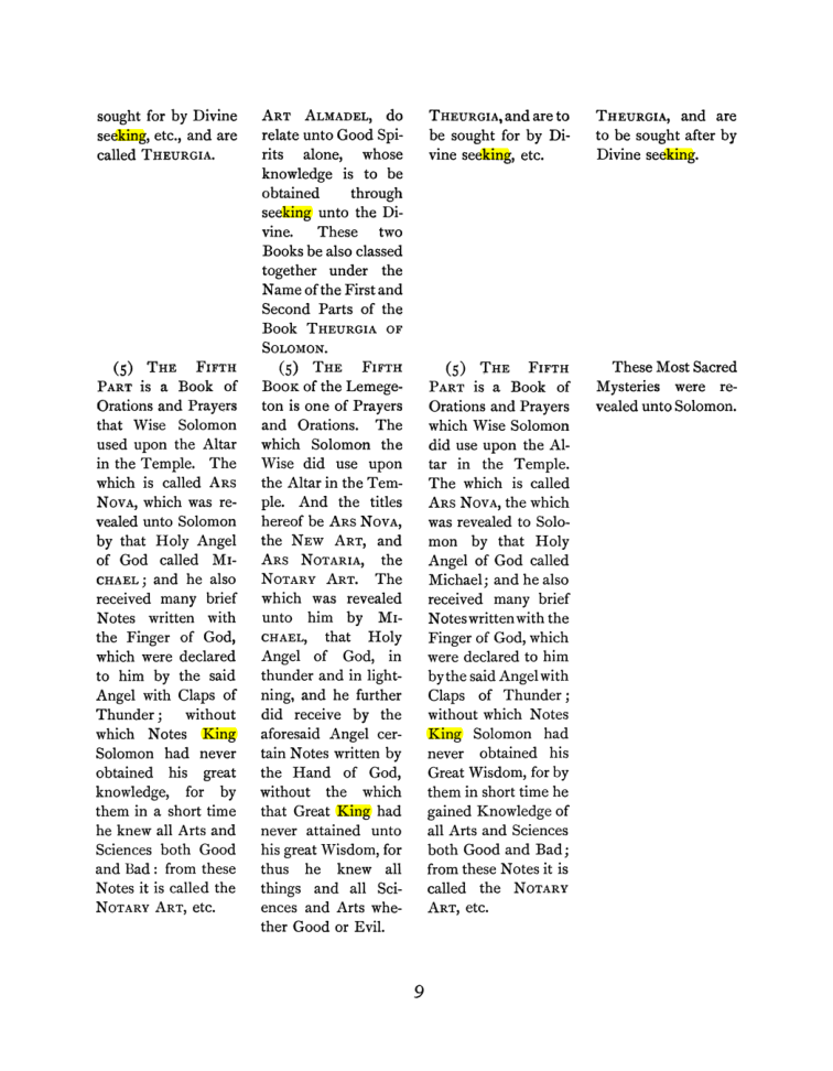 Original scan of The Goetia, PDF page 23