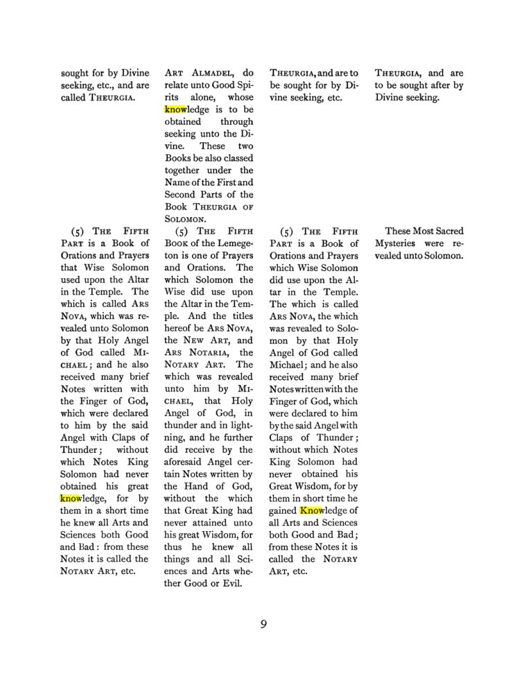 Original scan of The Goetia, PDF page 23