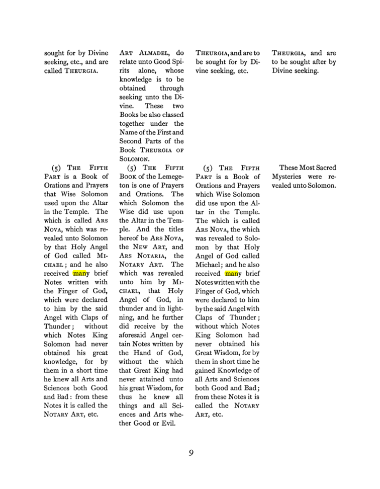 Original scan of The Goetia, PDF page 23