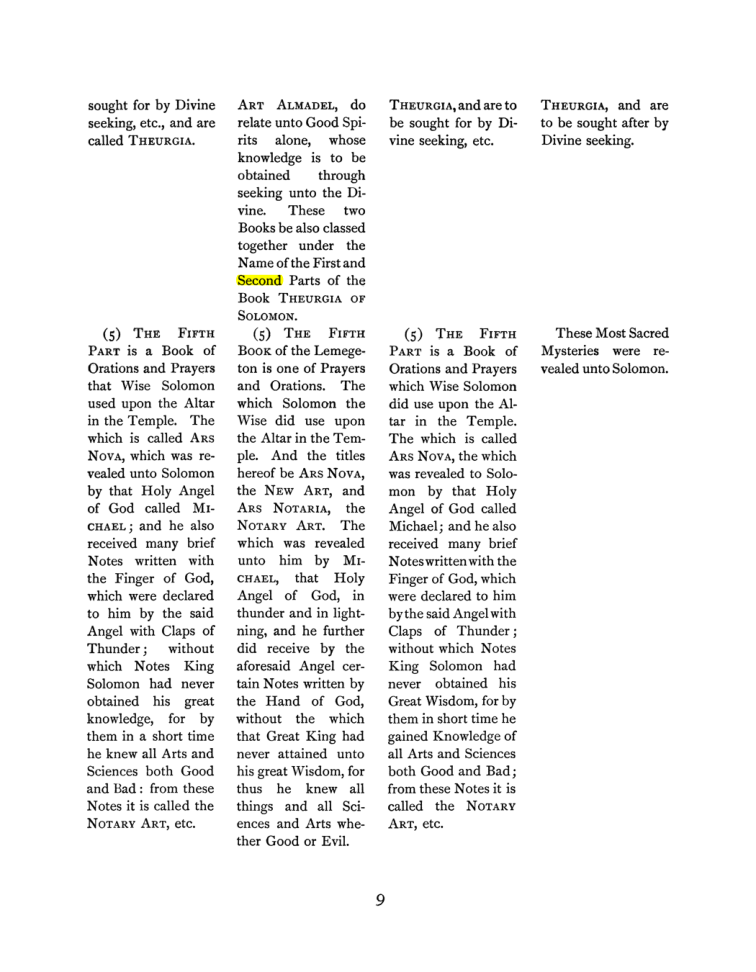 Original scan of The Goetia, PDF page 23
