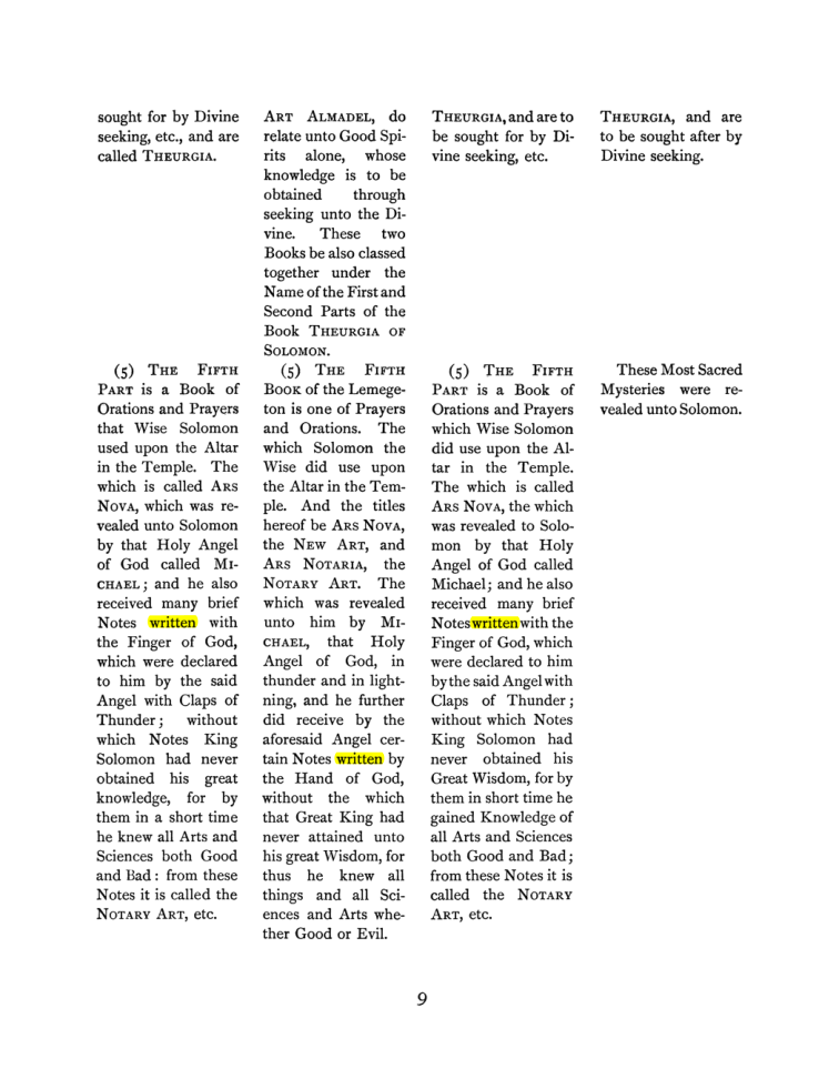 Original scan of The Goetia, PDF page 23