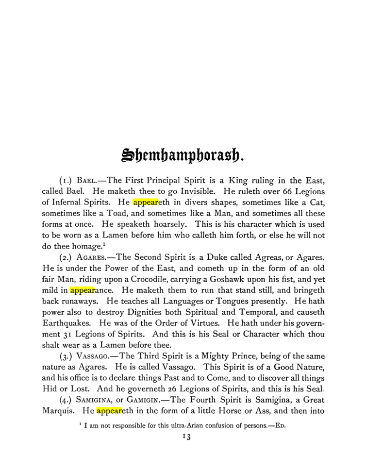 Original scan of The Goetia, PDF page 27