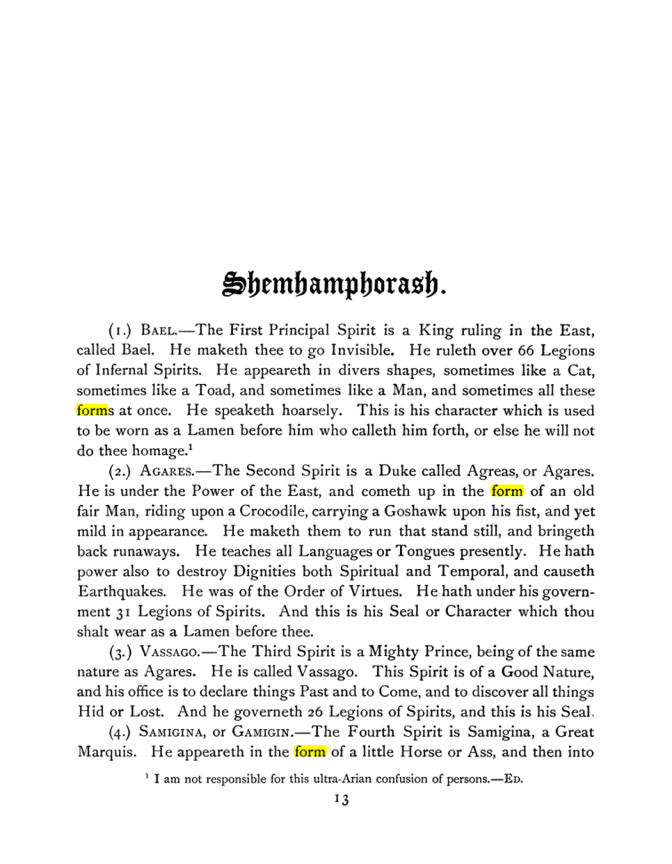 Original scan of The Goetia, PDF page 27