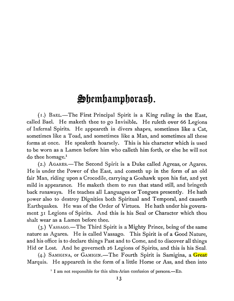 Original scan of The Goetia, PDF page 27