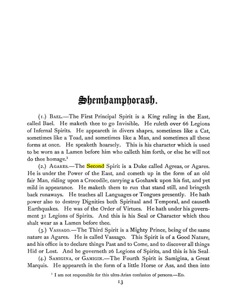 Original scan of The Goetia, PDF page 27
