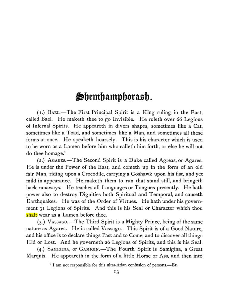 Original scan of The Goetia, PDF page 27