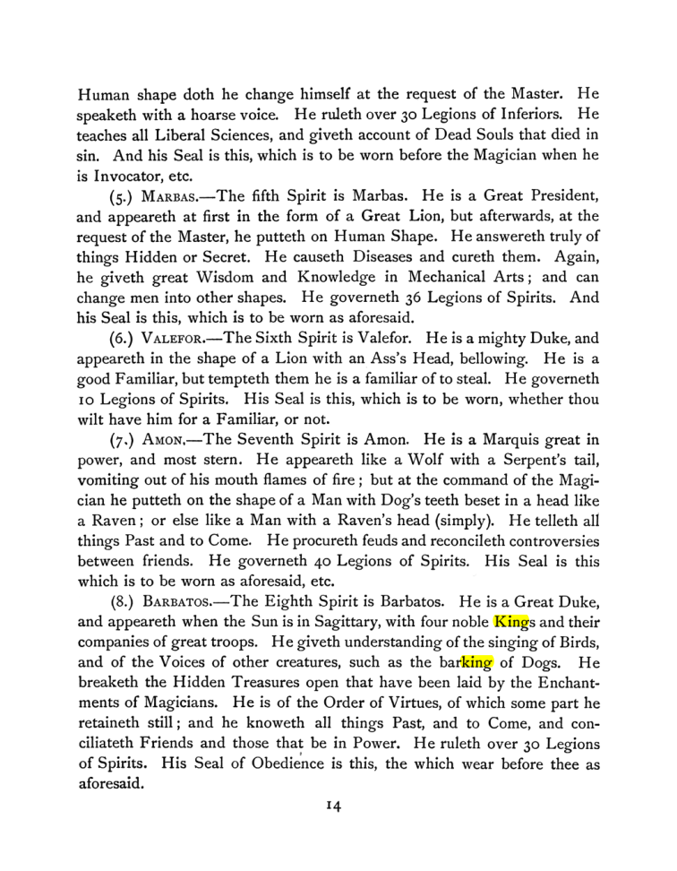 Original scan of The Goetia, PDF page 28