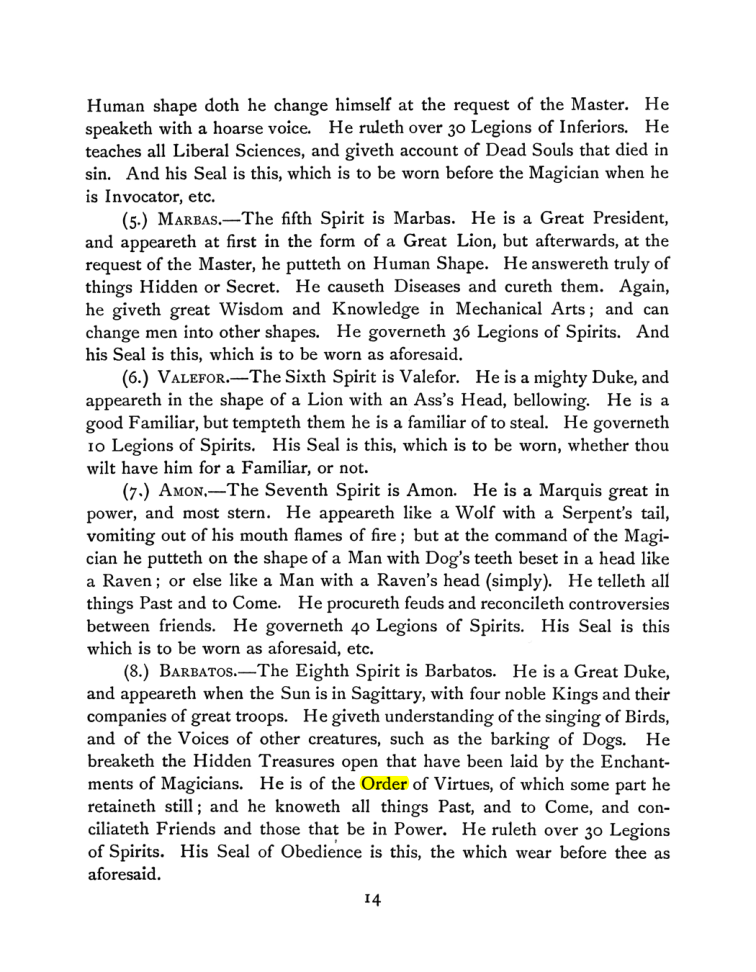 Original scan of The Goetia, PDF page 28