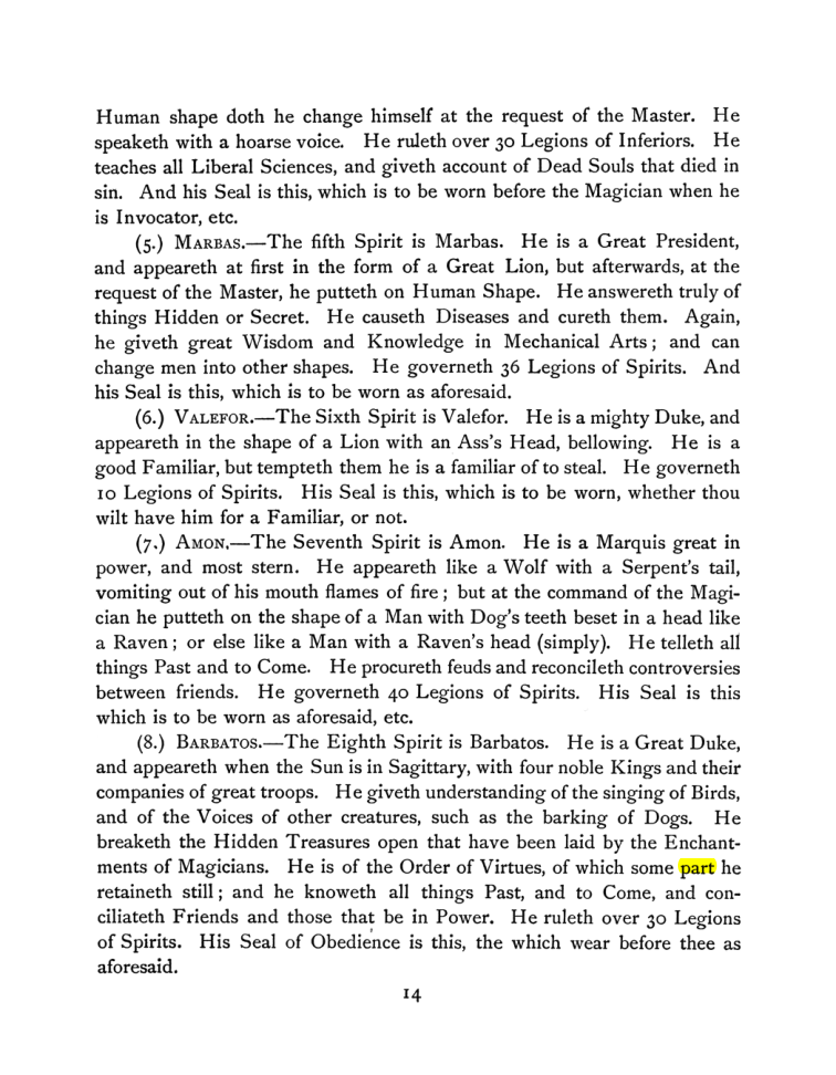 Original scan of The Goetia, PDF page 28